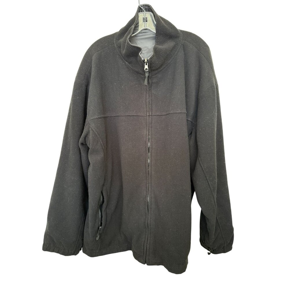 South Pole Black Full Zip Reversible Water-Resistant Jacket Mens XL Outdoor